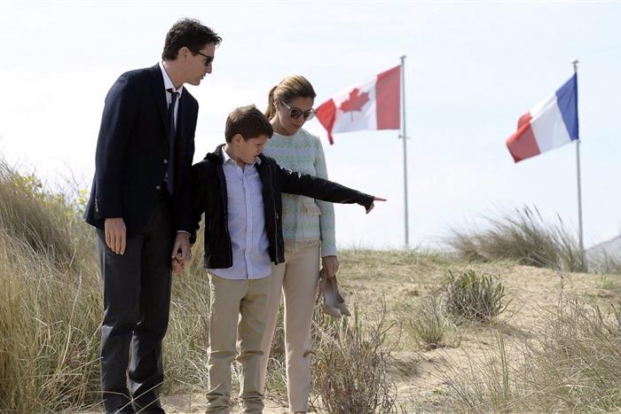 Trudeau at Juno Beach